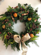 Christmas Wreath Workshop Booking Deposit - The Flower Pot Academy (£75 Total, £25 Deposit)