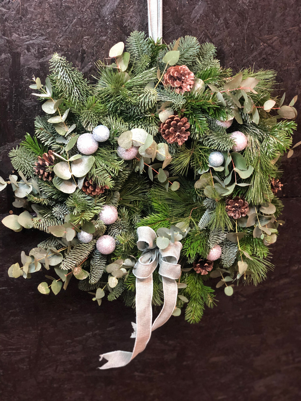 Christmas Wreath Workshop Booking Deposit - The Flower Pot Academy (£75 Total, £25 Deposit)