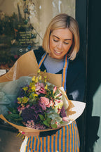 Workshop image for The Flower Pot Academy 6-Week Florist Course by The Flower Pot Swindon LTD, showing floral arrangements and tools.