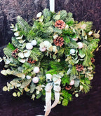 Christmas Wreath Workshop Booking Deposit - The Flower Pot Academy (£75 Total, £25 Deposit)