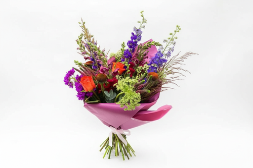 Florist Pick bouquet on white background